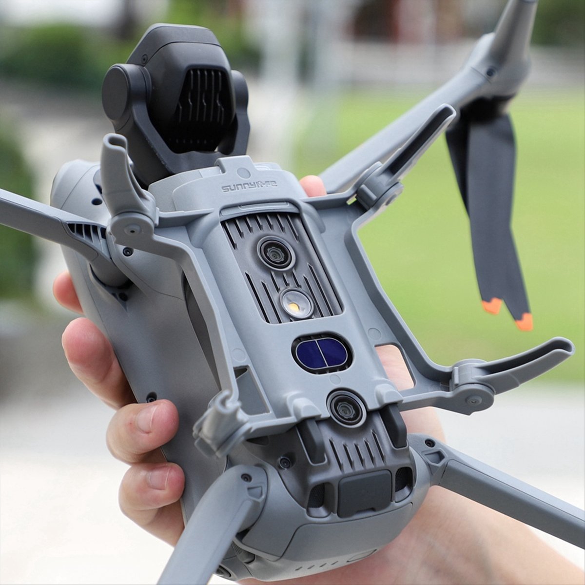 Drone Landing Gear - M85K อุปกรณ์เสริมขาตั้งแบบยกสูงสำหรับโดรน Air 3 สีเทา