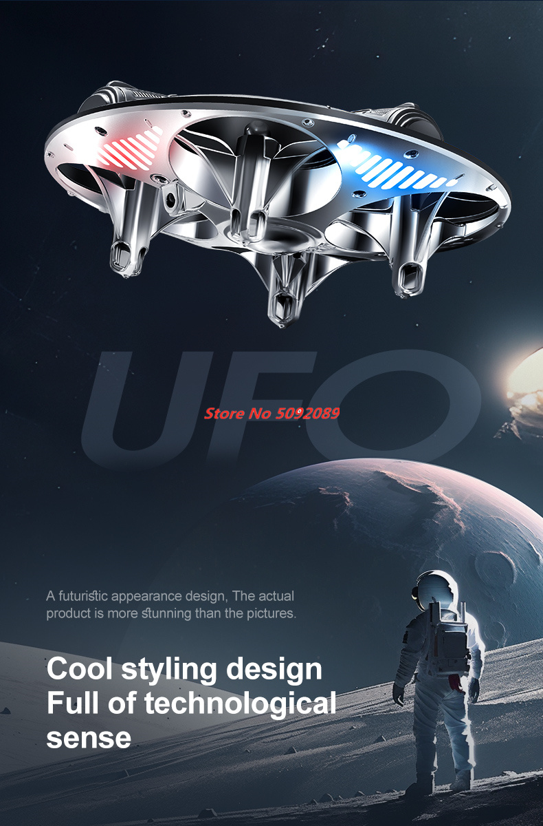 เฮลิคอปเตอร์ควบคุมระยะไกลขนาดเ - Drone Led Light บทวิจารณ์และราคา