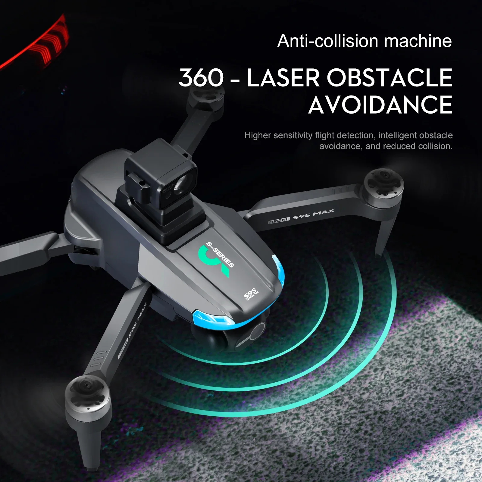ใหม่S9S MAX MINI Drone 4K 2 แก - Drone Gps Module บทวิจารณ์และราคา
