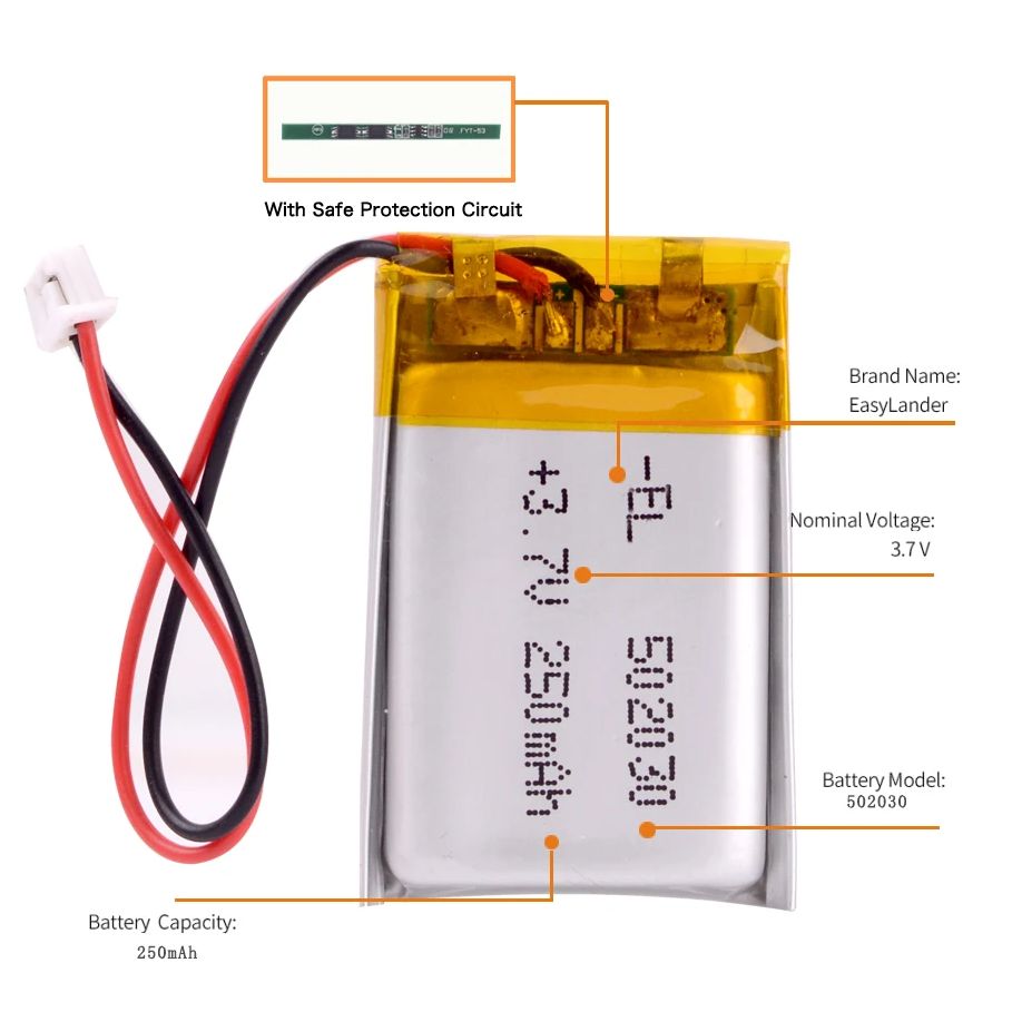 แบตเตอรี่ลิเธียมโพลิเมอร์แบบชา - Drone Led Light บทวิจารณ์และราคา